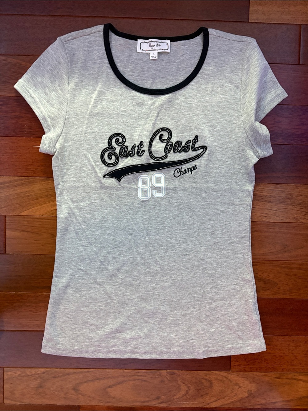 Gray Graphic Short Sleeve Tee